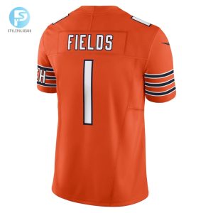 Mens Chicago Bears Justin Fields Nike Orange Vapor F.U.S.E. Limited Jersey stylepulseusa 1 2