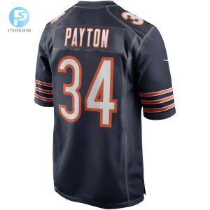 Mens Chicago Bears Walter Payton Nike Navy Game Retired Player Jersey stylepulseusa 1 2