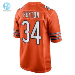 Mens Chicago Bears Walter Payton Nike Orange Retired Player Jersey stylepulseusa 1 2