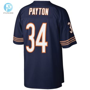 Mens Chicago Bears Walter Payton Mitchell Ness Navy Big Tall 1985 Retired Player Replica Jersey stylepulseusa 1 2