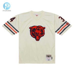 Mens Chicago Bears Walter Payton Mitchell Ness Cream Chainstitch Legacy Jersey stylepulseusa 1 1