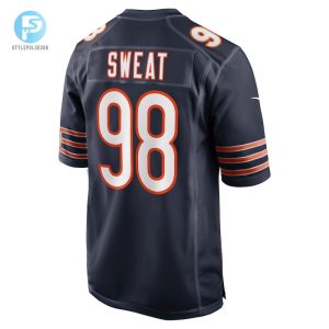 Mens Chicago Bears Montez Sweat Nike Navy Game Jersey stylepulseusa 1 2