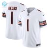 Mens Chicago Bears Justin Fields Nike White Vapor F.U.S.E. Limited Jersey stylepulseusa 1