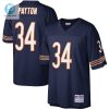 Mens Chicago Bears Walter Payton Mitchell Ness Navy Legacy Replica Jersey stylepulseusa 1