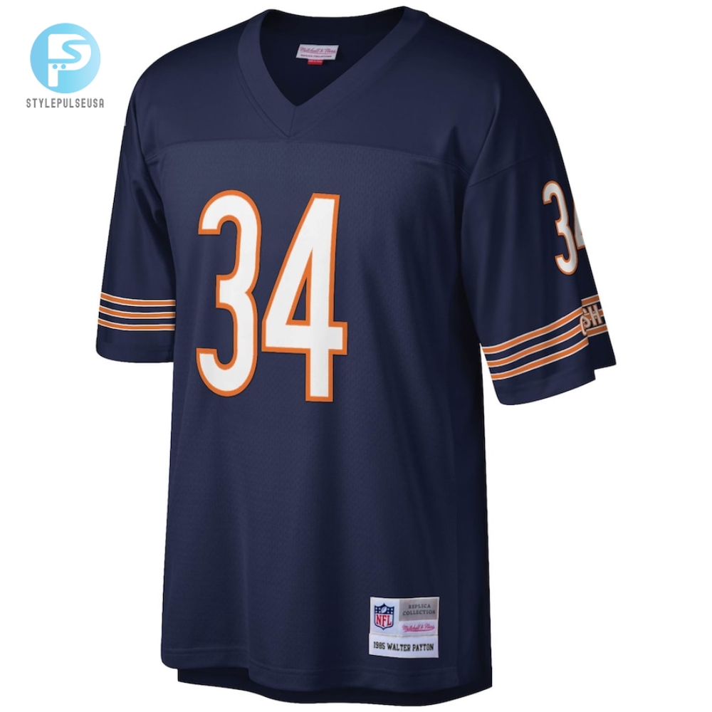 Mens Chicago Bears Walter Payton Mitchell  Ness Navy Legacy Replica Jersey 