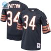 Mens Chicago Bears 1985 Walter Payton Mitchell Ness Navy Authentic Throwback Retired Player Jersey stylepulseusa 1