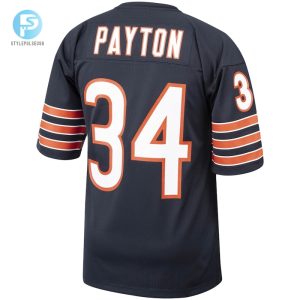 Mens Chicago Bears 1985 Walter Payton Mitchell Ness Navy Authentic Throwback Retired Player Jersey stylepulseusa 1 2