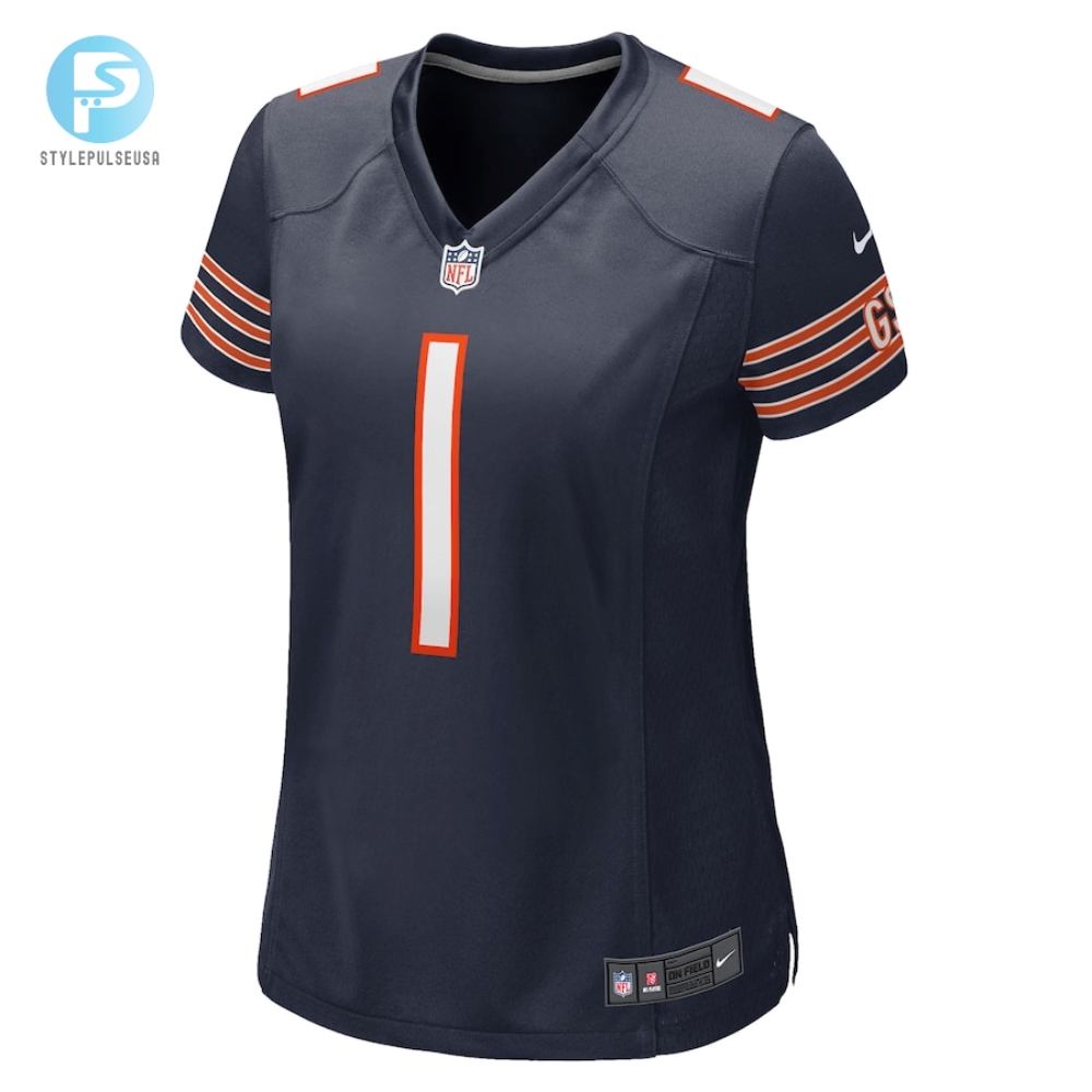 Womens Chicago Bears Justin Fields Nike Navy Player Jersey 