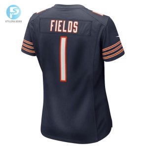 Womens Chicago Bears Justin Fields Nike Navy Player Jersey stylepulseusa 1 2