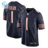 Youth Chicago Bears Justin Fields Nike Navy Game Jersey stylepulseusa 1