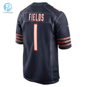 Youth Chicago Bears Justin Fields Nike Navy Game Jersey stylepulseusa 1 2