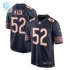 Mens Chicago Bears Khalil Mack Nike Navy Game Player Jersey stylepulseusa 1