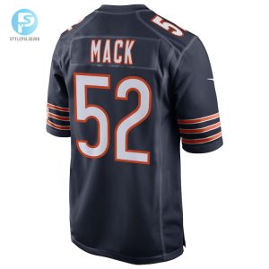 Mens Chicago Bears Khalil Mack Nike Navy Game Player Jersey stylepulseusa 1 2