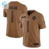 Mens Chicago Bears Justin Fields Nike Brown 2023 Salute To Service Limited Jersey stylepulseusa 1