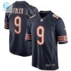 Mens Chicago Bears Nick Foles Nike Navy Game Jersey stylepulseusa 1