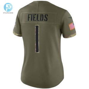 Womens Chicago Bears Justin Fields Nike Olive 2022 Salute To Service Limited Jersey stylepulseusa 1 2