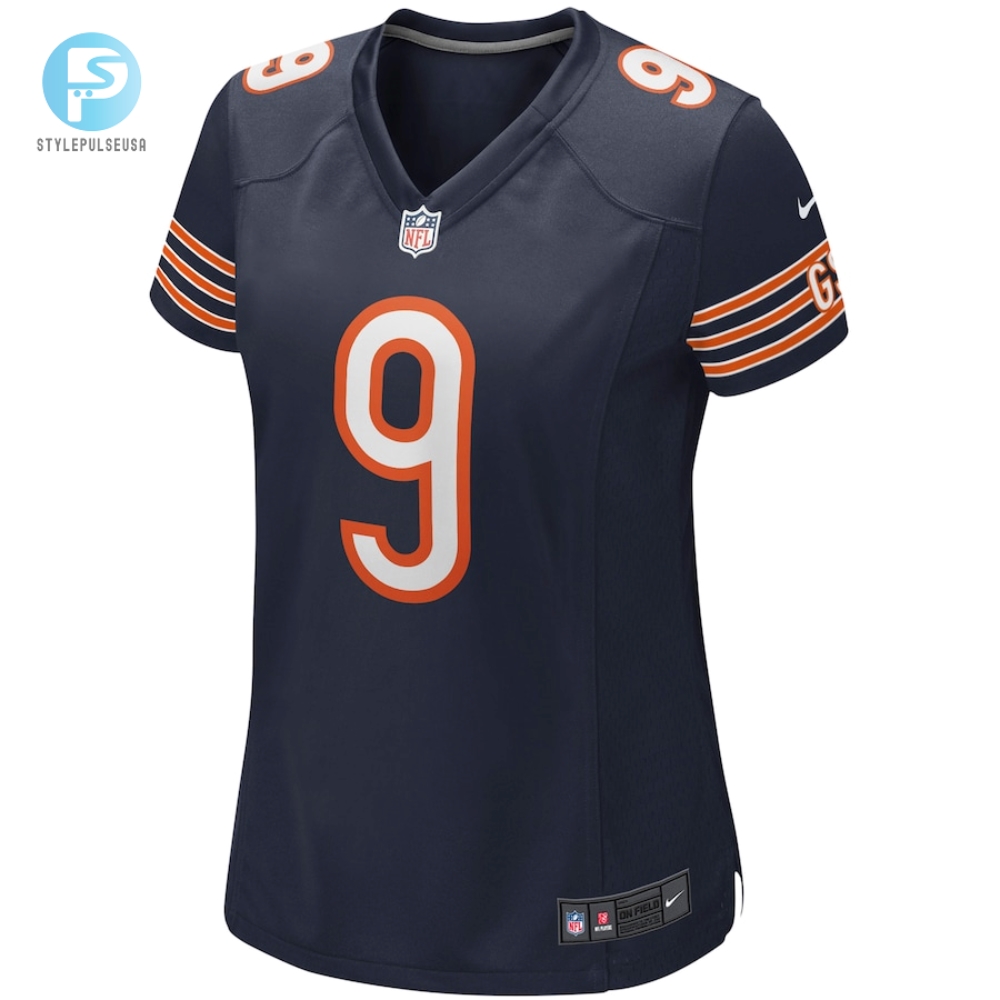 Womens Chicago Bears Nick Foles Nike Navy Game Jersey 