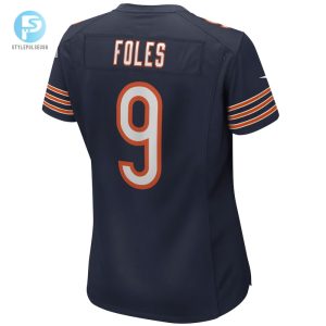 Womens Chicago Bears Nick Foles Nike Navy Game Jersey stylepulseusa 1 2