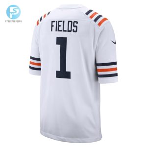 Mens Chicago Bears Justin Fields Nike White 2021 Nfl Draft First Round Pick Alternate Classic Game Jersey stylepulseusa 1 2