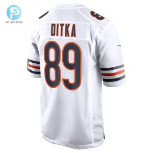 Mens Chicago Bears Mike Ditka Nike White Retired Player Game Jersey stylepulseusa 1 2