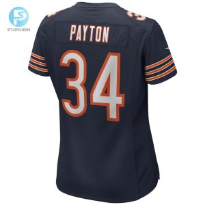 Womens Chicago Bears Walter Payton Nike Navy Game Retired Player Jersey stylepulseusa 1 2