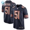 Mens Chicago Bears Dick Butkus Nike Navy Game Retired Player Jersey stylepulseusa 1