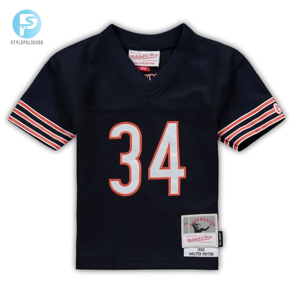 Infant Chicago Bears Walter Payton Mitchell  Ness Navy 1985 Retired Legacy Jersey 