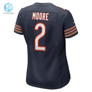 Womens Chicago Bears D.J. Moore Nike Navy Player Jersey stylepulseusa 1 2