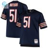 Mens Chicago Bears Dick Butkus Mitchell Ness Navy Big Tall 1966 Retired Player Replica Jersey stylepulseusa 1