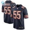 Mens Chicago Bears Lance Briggs Nike Navy Game Retired Player Jersey stylepulseusa 1