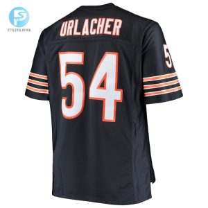 Mens Chicago Bears Brian Urlacher Mitchell Ness Navy Big Tall 2001 Retired Player Replica Jersey stylepulseusa 1 2