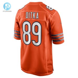 Mens Chicago Bears Mike Ditka Nike Orange Retired Player Jersey stylepulseusa 1 2