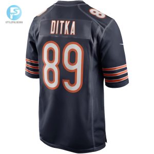 Mens Chicago Bears Mike Ditka Nike Navy Game Retired Player Jersey stylepulseusa 1 2