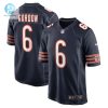 Mens Chicago Bears Kyler Gordon Nike Navy Game Player Jersey stylepulseusa 1