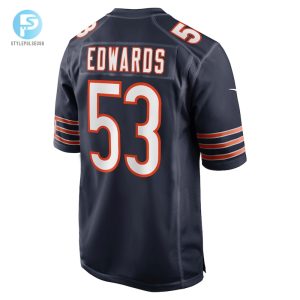 Mens Chicago Bears Tj Edwards Nike Navy Game Player Jersey stylepulseusa 1 2