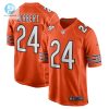 Mens Chicago Bears Khalil Herbert Nike Orange Alternate Game Player Jersey stylepulseusa 1