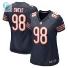 Womens Chicago Bears Montez Sweat Nike Navy Game Jersey stylepulseusa 1