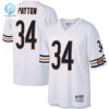 Mens Chicago Bears Walter Payton Mitchell Ness White Legacy Replica Jersey stylepulseusa 1