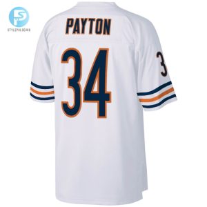 Mens Chicago Bears Walter Payton Mitchell Ness White Legacy Replica Jersey stylepulseusa 1 2