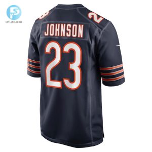 Mens Chicago Bears Roschon Johnson Nike Navy Team Game Jersey stylepulseusa 1 2