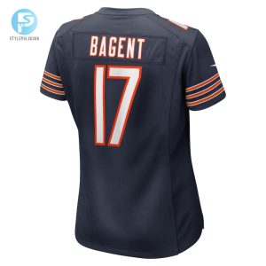 Womens Chicago Bears Tyson Bagent Nike Navy Game Jersey stylepulseusa 1 2