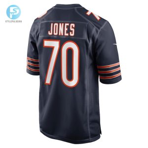 Mens Chicago Bears Braxton Jones Nike Navy Game Player Jersey stylepulseusa 1 2