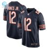 Mens Chicago Bears Velus Jones Jr. Nike Navy Game Player Jersey stylepulseusa 1