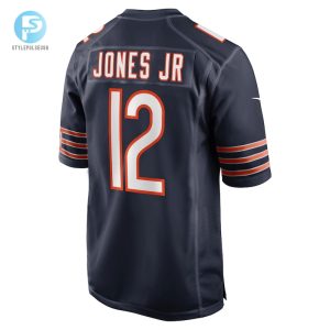 Mens Chicago Bears Velus Jones Jr. Nike Navy Game Player Jersey stylepulseusa 1 2