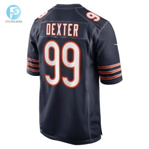 Mens Chicago Bears Gervon Dexter Sr Nike Navy Team Game Jersey stylepulseusa 1 2