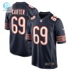 Mens Chicago Bears Jatyre Carter Nike Navy Game Player Jersey stylepulseusa 1