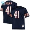 Mens Chicago Bears Brian Piccolo Mitchell Ness Navy Big Tall 1969 Retired Player Replica Jersey stylepulseusa 1