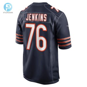 Mens Chicago Bears Teven Jenkins Nike Navy Game Jersey stylepulseusa 1 2