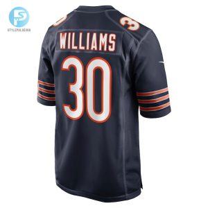 Mens Chicago Bears Joejuan Williams Nike Navy Game Jersey stylepulseusa 1 2