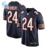 Mens Chicago Bears Khalil Herbert Nike Navy Game Jersey stylepulseusa 1